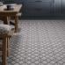 Mondrian Grey Patterned Wall and Floor Tile 335mm x 335mm